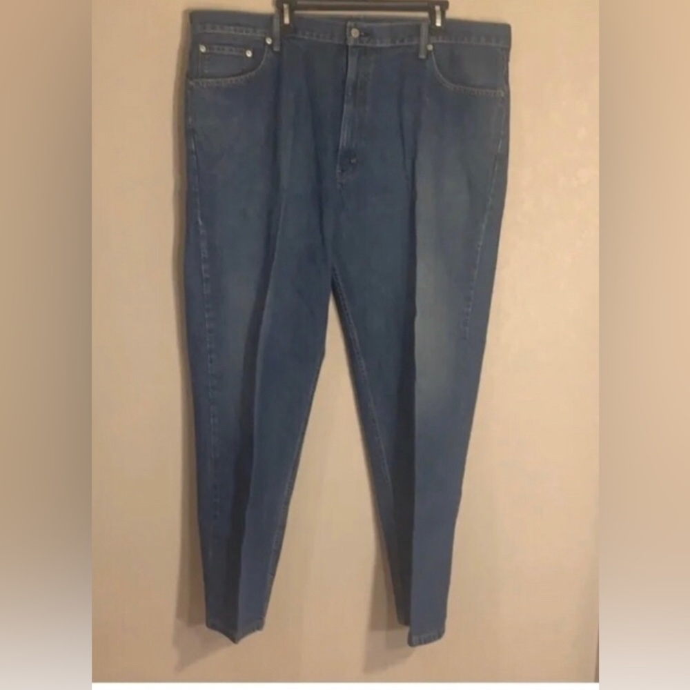 Levi's 550 Men's Relaxed Fit Jeans - Stonewash Blue   Size 44X30